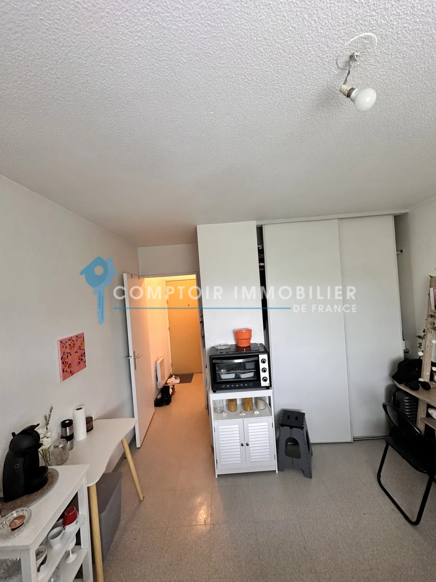 Studio lumineux à vendre à Montpellier-Arceaux – 20 m², résidence sécurisée près du centre-ville 