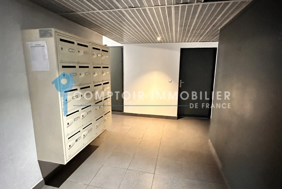 Studio lumineux à vendre à Montpellier-Arceaux – 20 m², résidence sécurisée près du centre-ville 