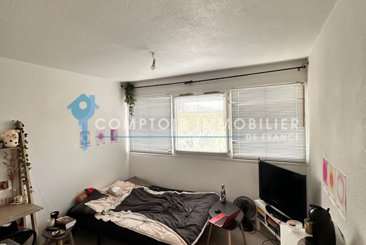Studio lumineux à vendre à Montpellier-Arceaux – 20 m², résidence sécurisée près du centre-ville 