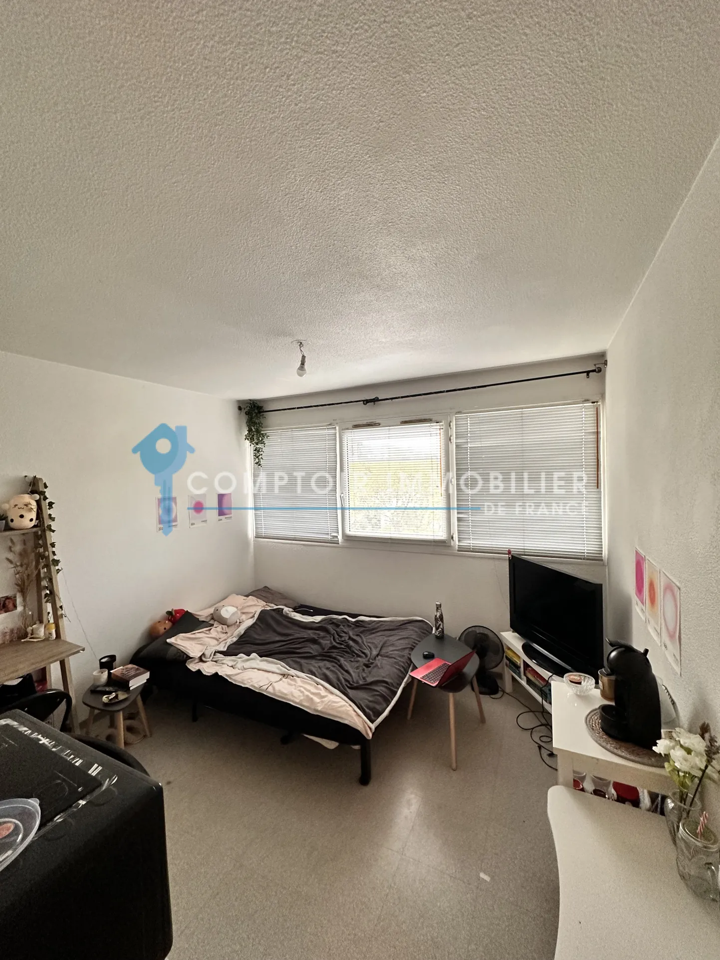 Studio lumineux à vendre à Montpellier-Arceaux – 20 m², résidence sécurisée près du centre-ville 