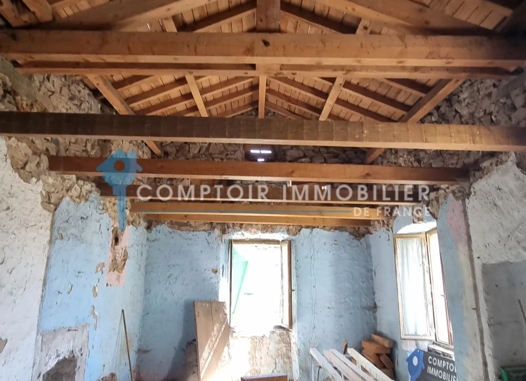 Maison et ferme à rénover en Ardèche avec vue montagne, 1800 m², prix attractif 