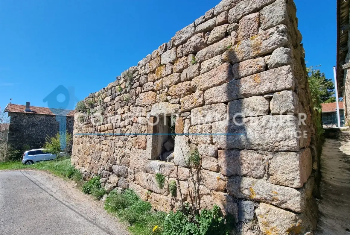 Maison et ferme à rénover en Ardèche avec vue montagne, 1800 m², prix attractif 
