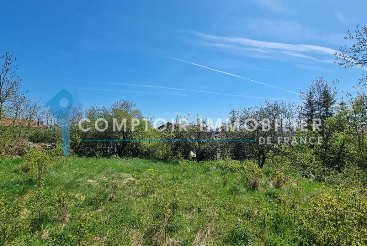 Maison et ferme à rénover en Ardèche avec vue montagne, 1800 m², prix attractif 