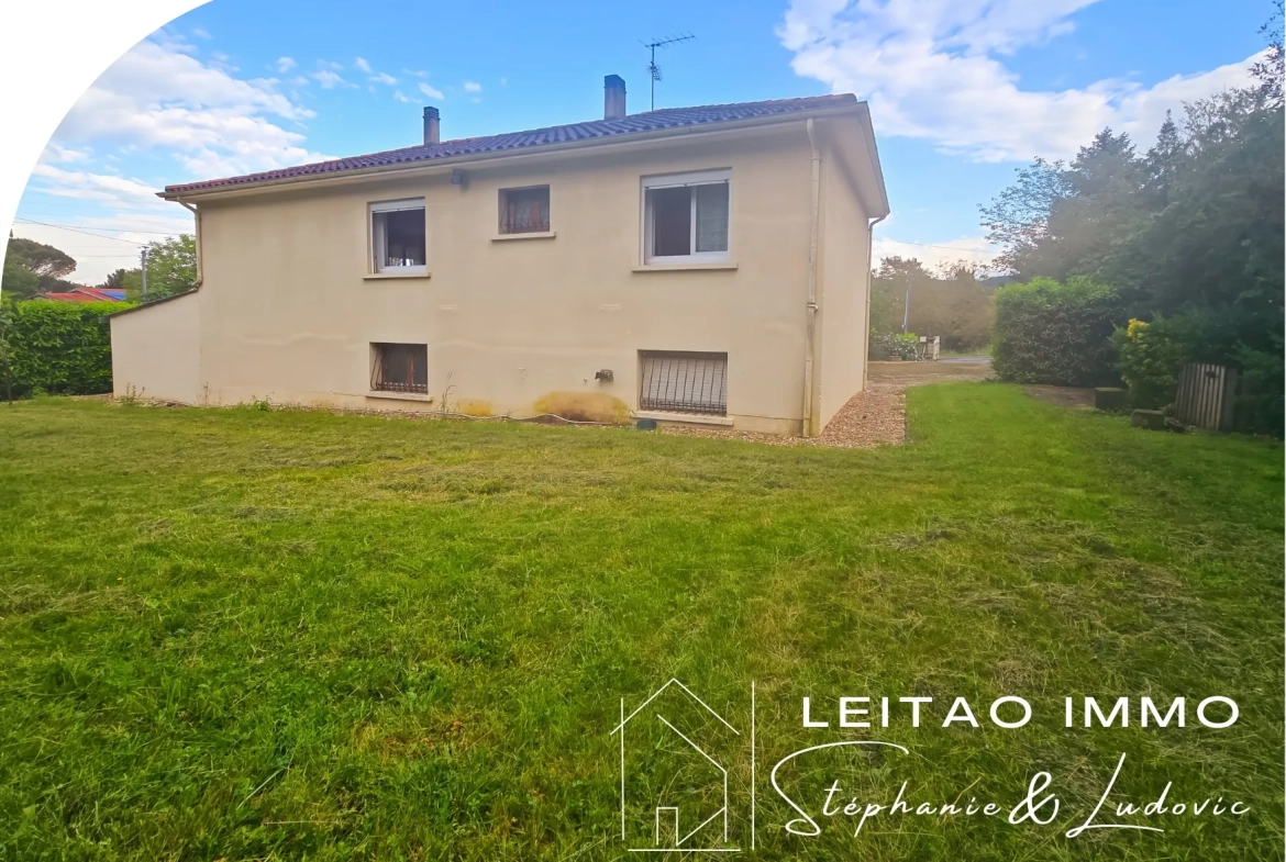 Maison individuelle à Graulhet de 83 m² avec terrain et potentiel d'agrandissement 