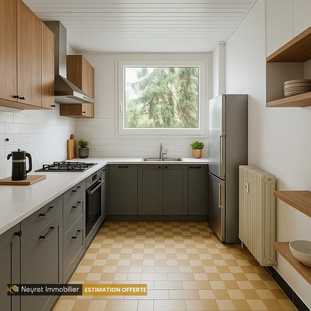 Vente appartement T3 de 64 m² à Oullins, proche du métro B, avec cave et parking 