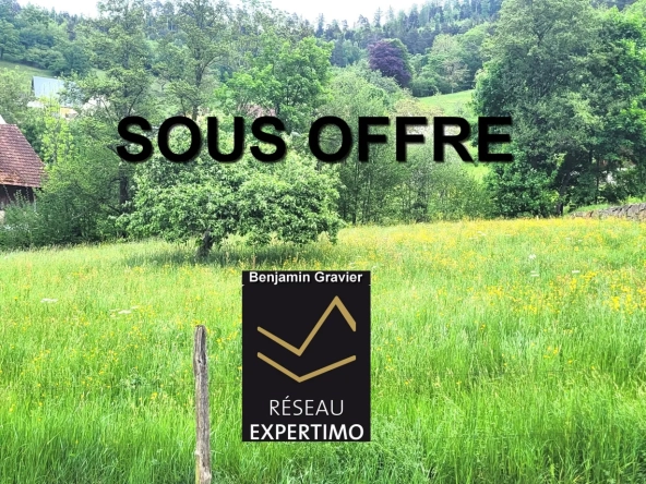 Terrain constructible de 1506 m² à Munster avec vue et proximité Colmar