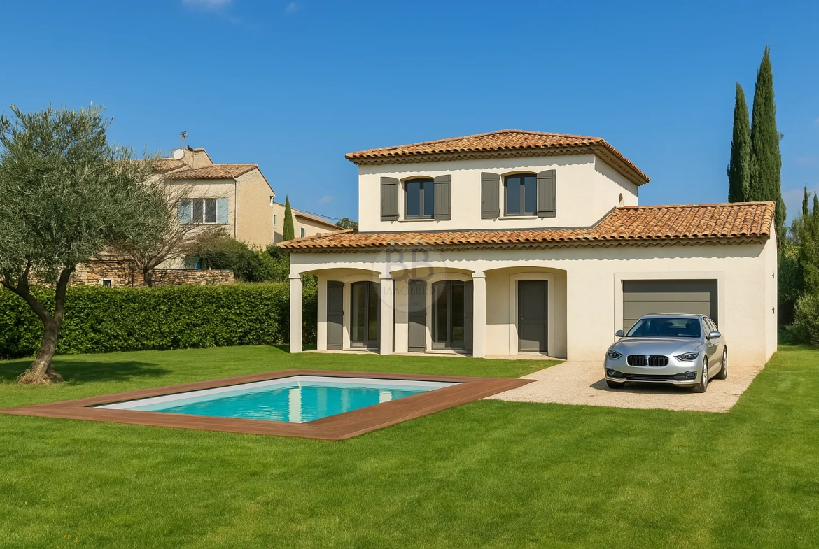 Terrain constructible rare aux Arcs-sur-Argens avec permis pour villa et piscine 