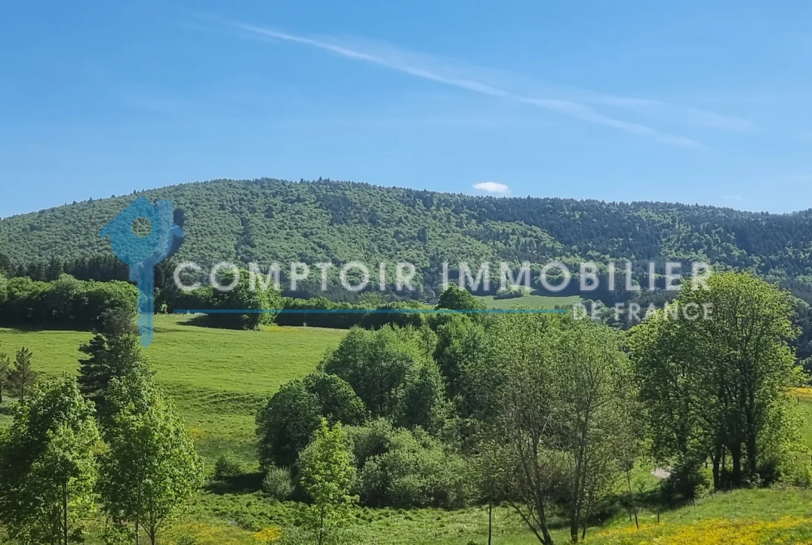 Maison ardéchoise rénovée avec terrain proche du lac d’Issarles 