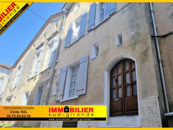 Maison de ville de 110 m² à Bazas – Idéal investisseur ou primo-accédant