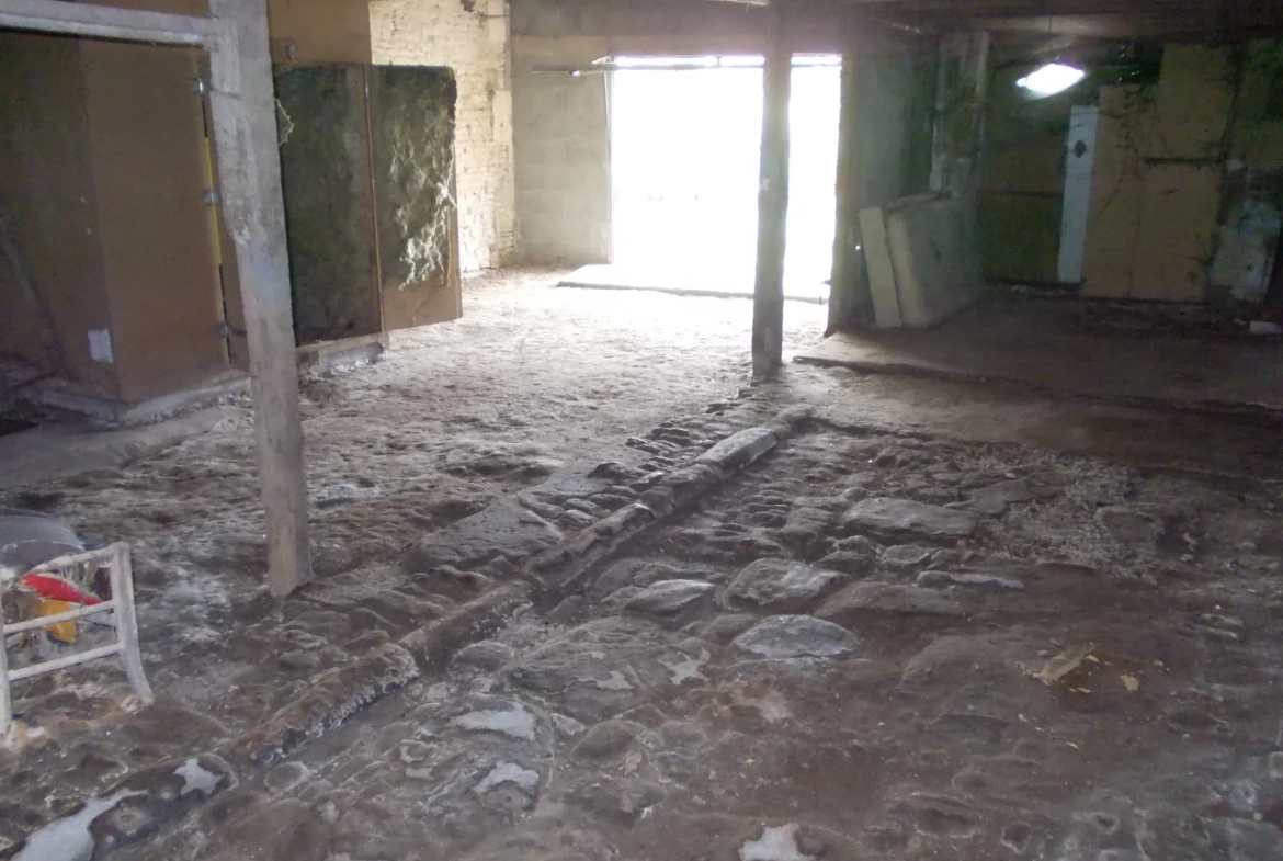 Maison de village charentaise à rénover avec écurie à Aumagne, idéal investisseur 