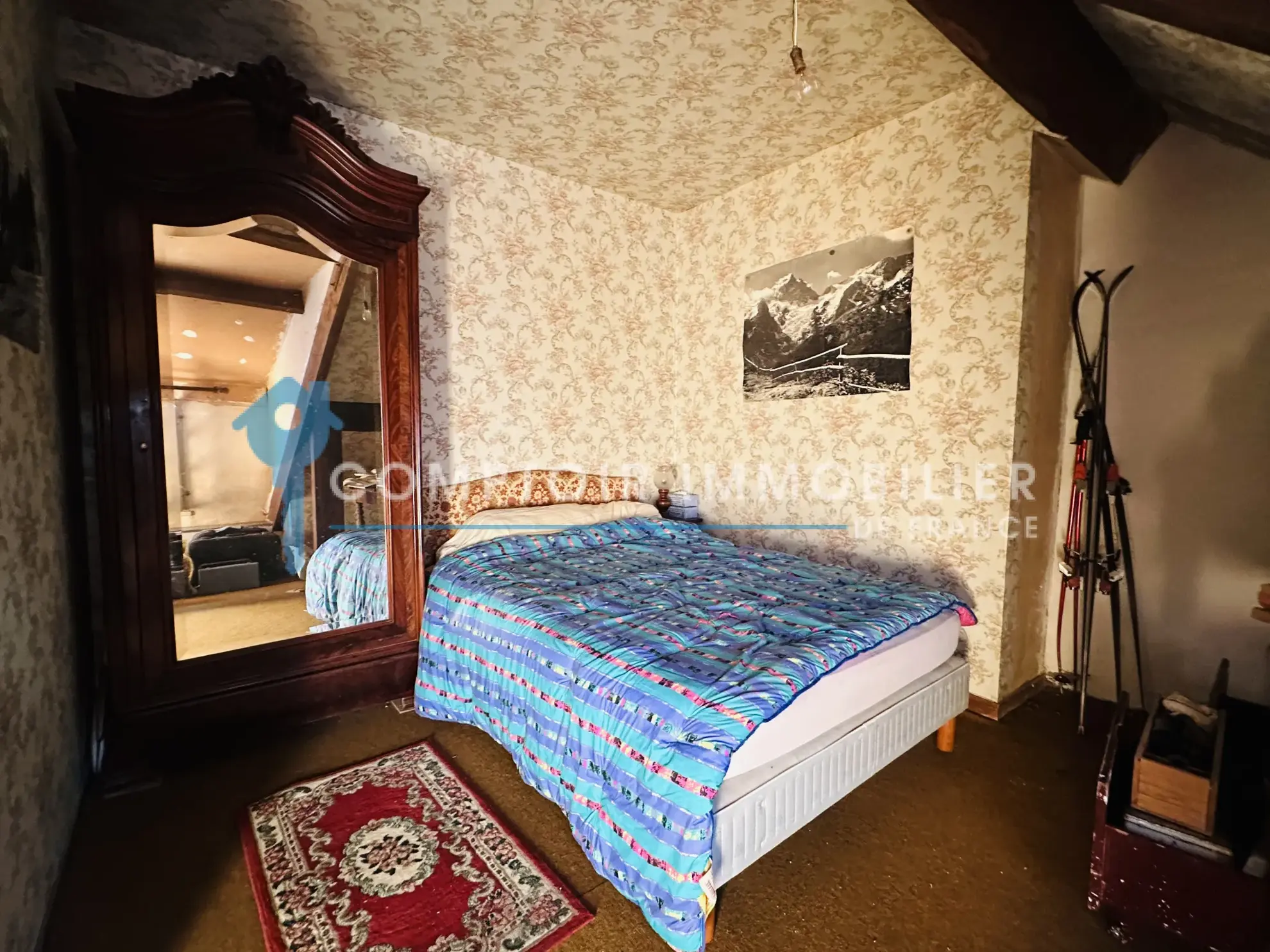 Maison ancienne avec grand terrain et garage à Auneau - Opportunité à saisir 