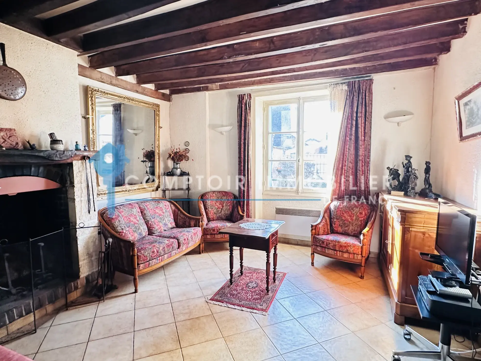 Maison ancienne avec grand terrain et garage à Auneau - Opportunité à saisir 
