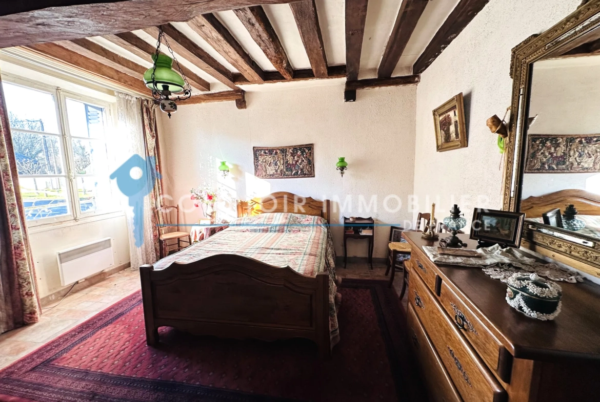 Maison ancienne avec grand terrain et garage à Auneau - Opportunité à saisir 