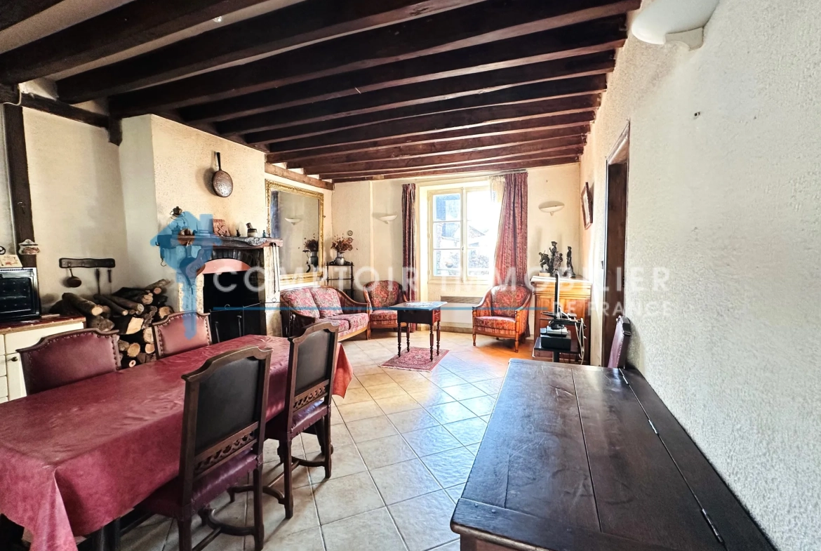 Maison ancienne avec grand terrain et garage à Auneau - Opportunité à saisir 