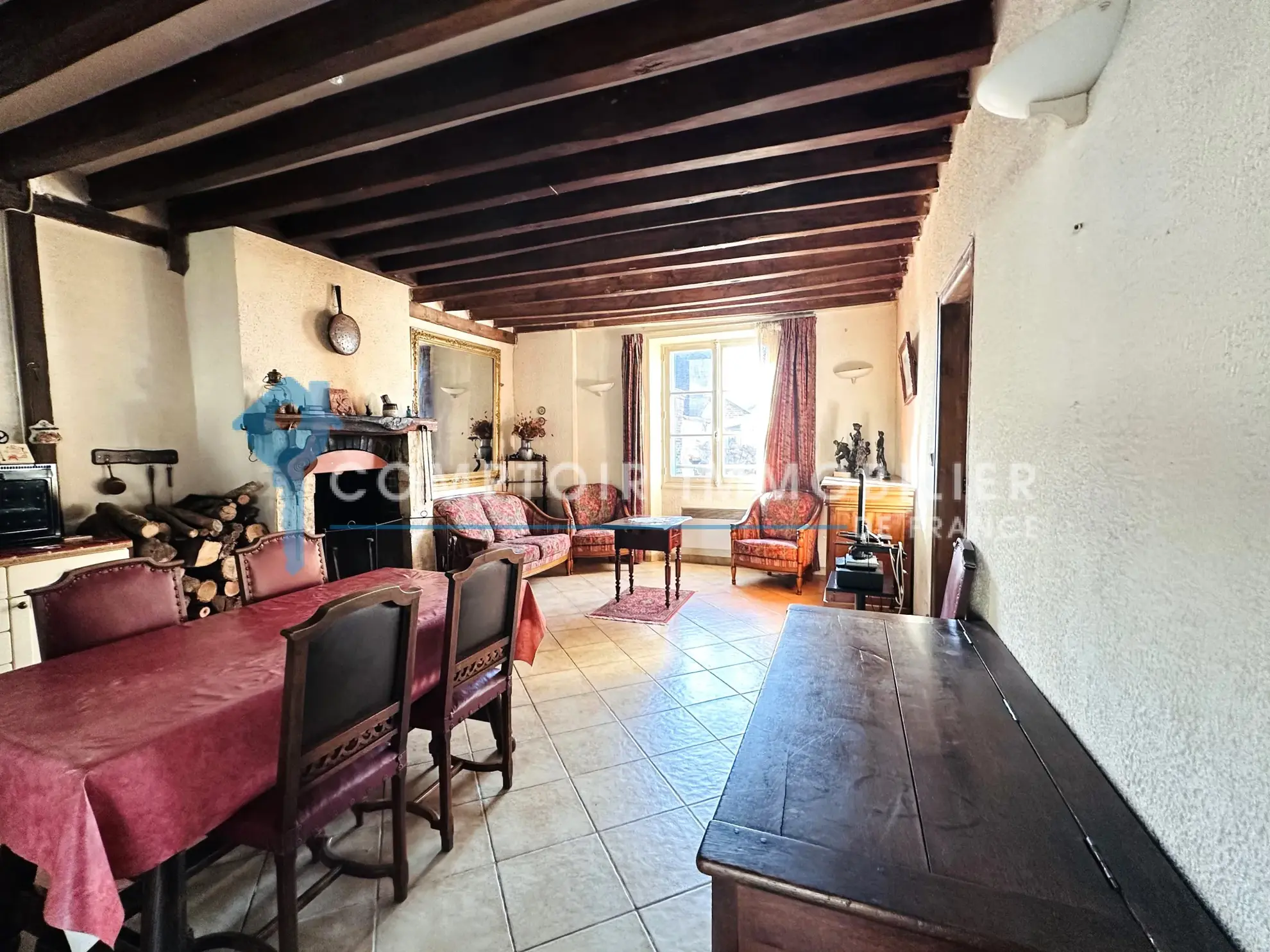 Maison ancienne avec grand terrain et garage à Auneau - Opportunité à saisir 