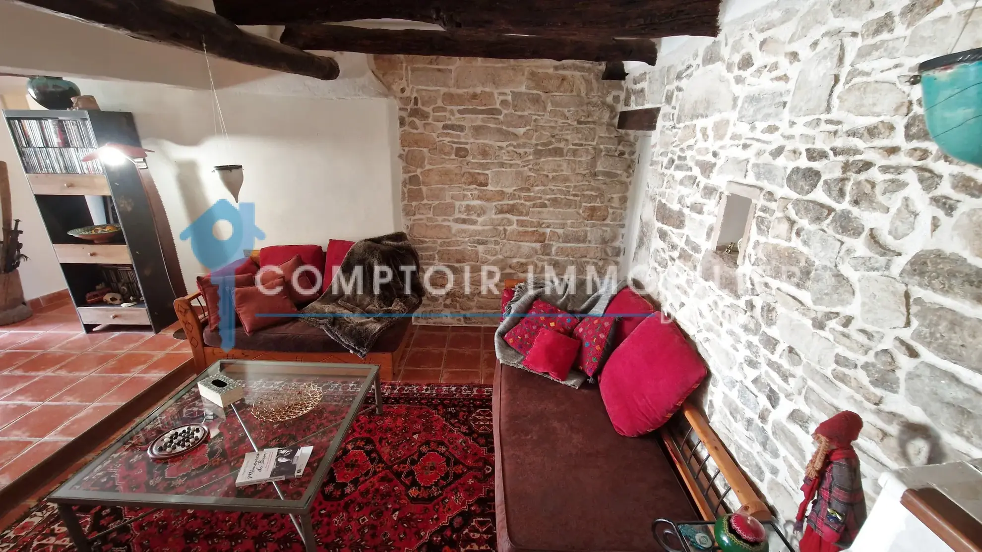 Belle maison de village avec dépendance et vue dans le Gard 