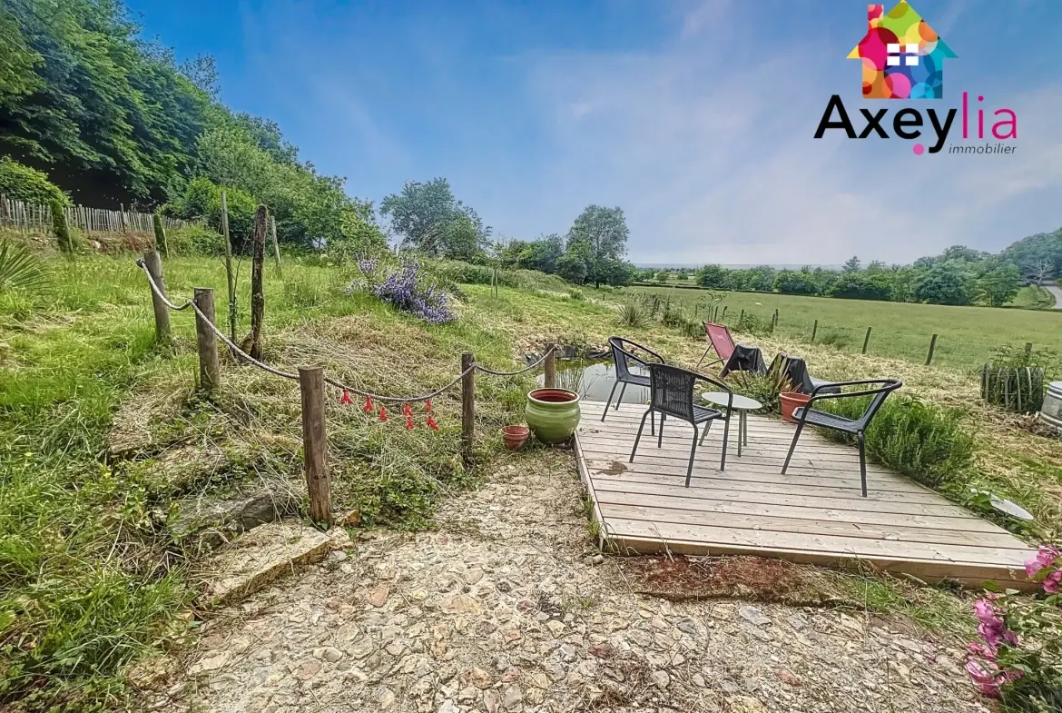 Maison en vente avec dépendances et grand terrain à Semur en Brionnais 