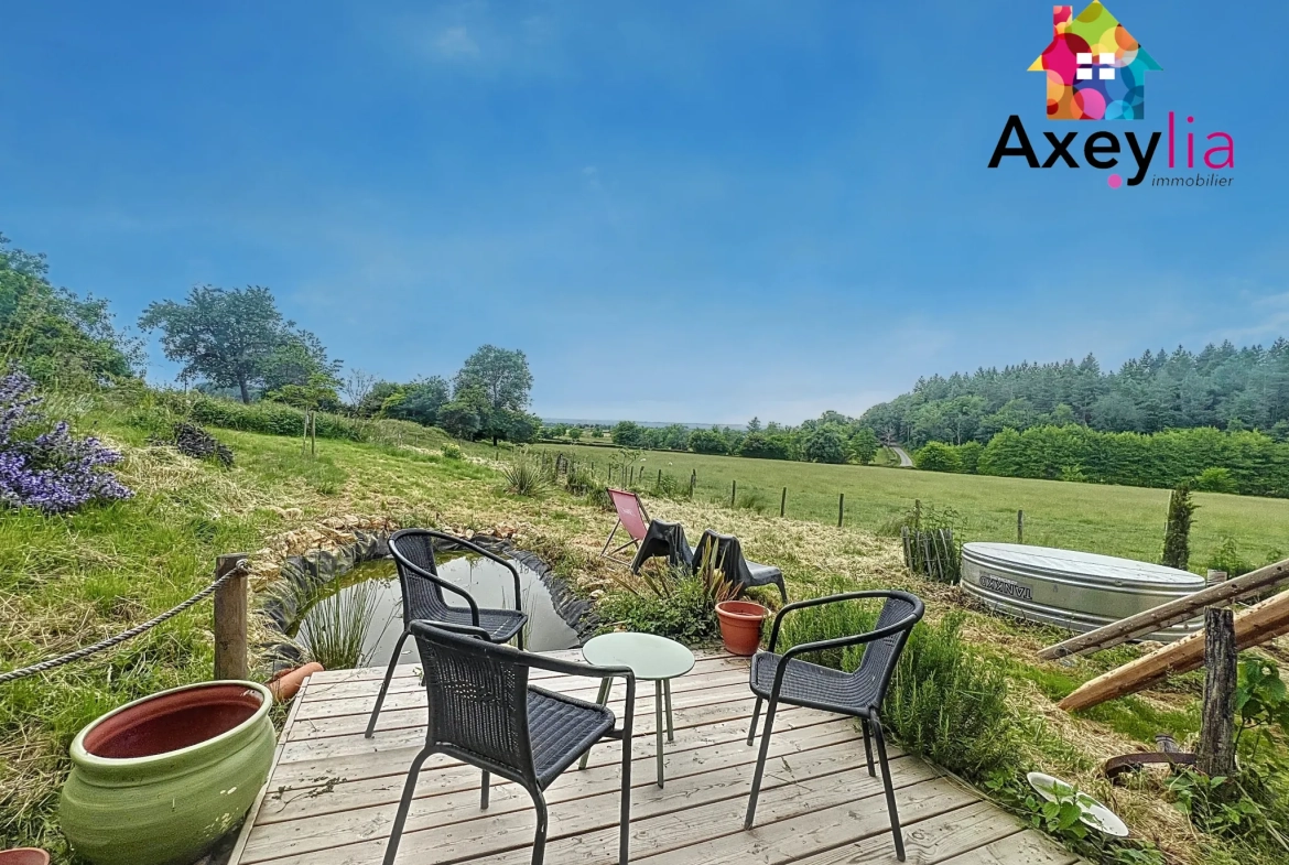 Maison en vente avec dépendances et grand terrain à Semur en Brionnais 
