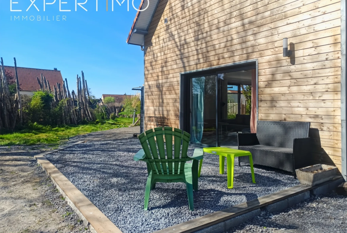 Maison loft lumineuse près de la baie de Somme avec jardin et 3 chambres 