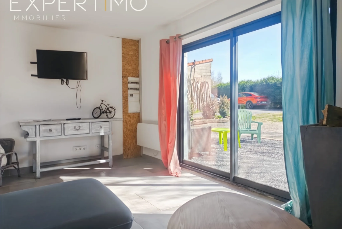 Maison loft lumineuse près de la baie de Somme avec jardin et 3 chambres 