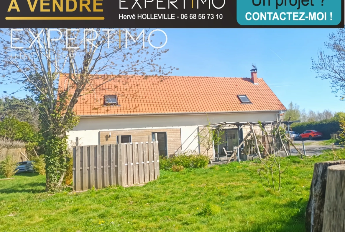 Maison loft lumineuse près de la baie de Somme avec jardin et 3 chambres 