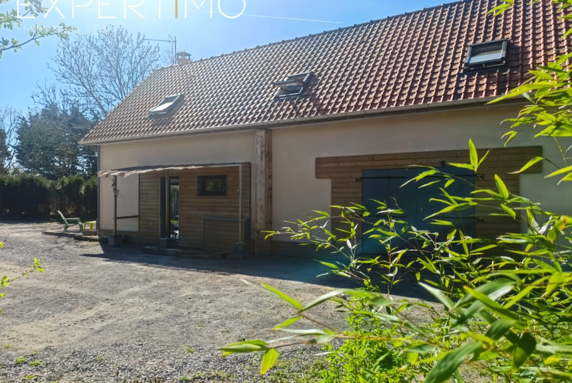 Maison loft lumineuse près de la baie de Somme avec jardin et 3 chambres 