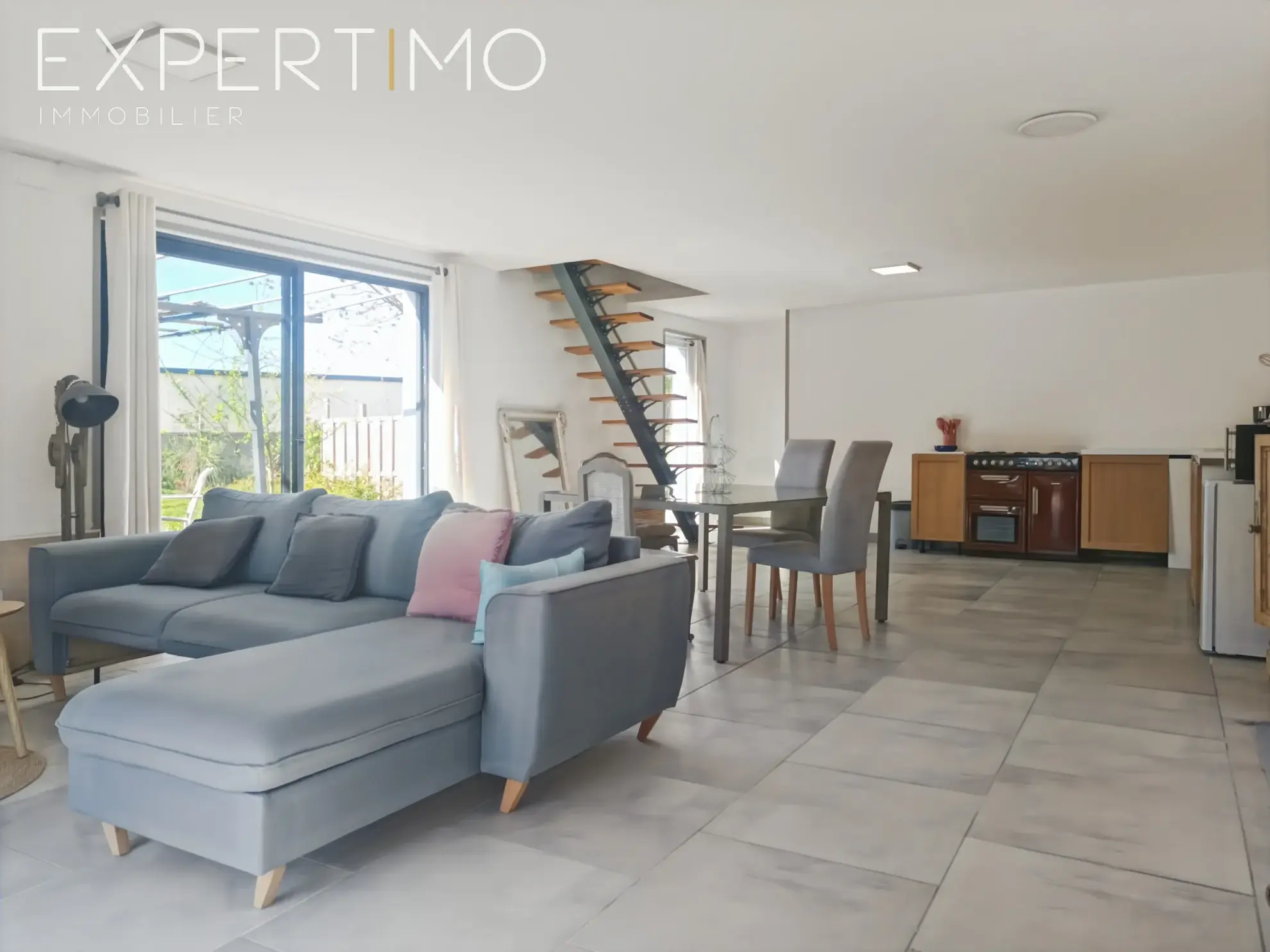 Maison loft lumineuse près de la baie de Somme avec jardin et 3 chambres 
