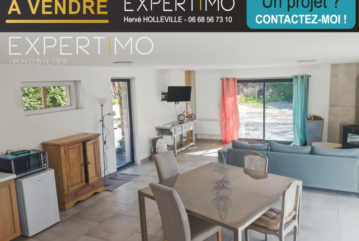 Maison loft lumineuse près de la baie de Somme avec jardin et 3 chambres 
