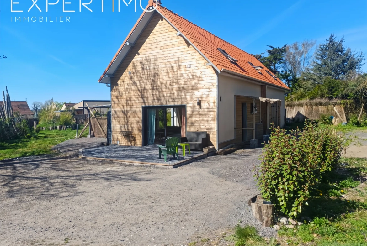 Maison loft lumineuse près de la baie de Somme avec jardin et 3 chambres 