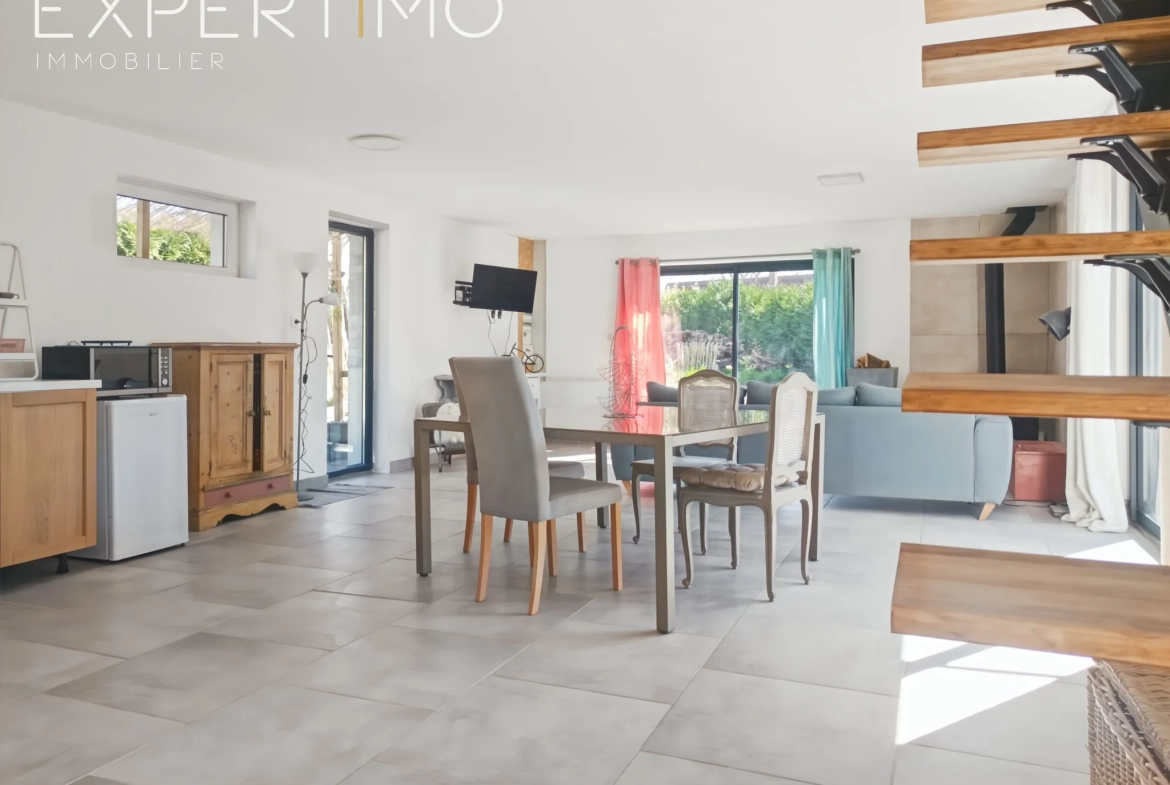 Maison loft lumineuse près de la baie de Somme avec jardin et 3 chambres 
