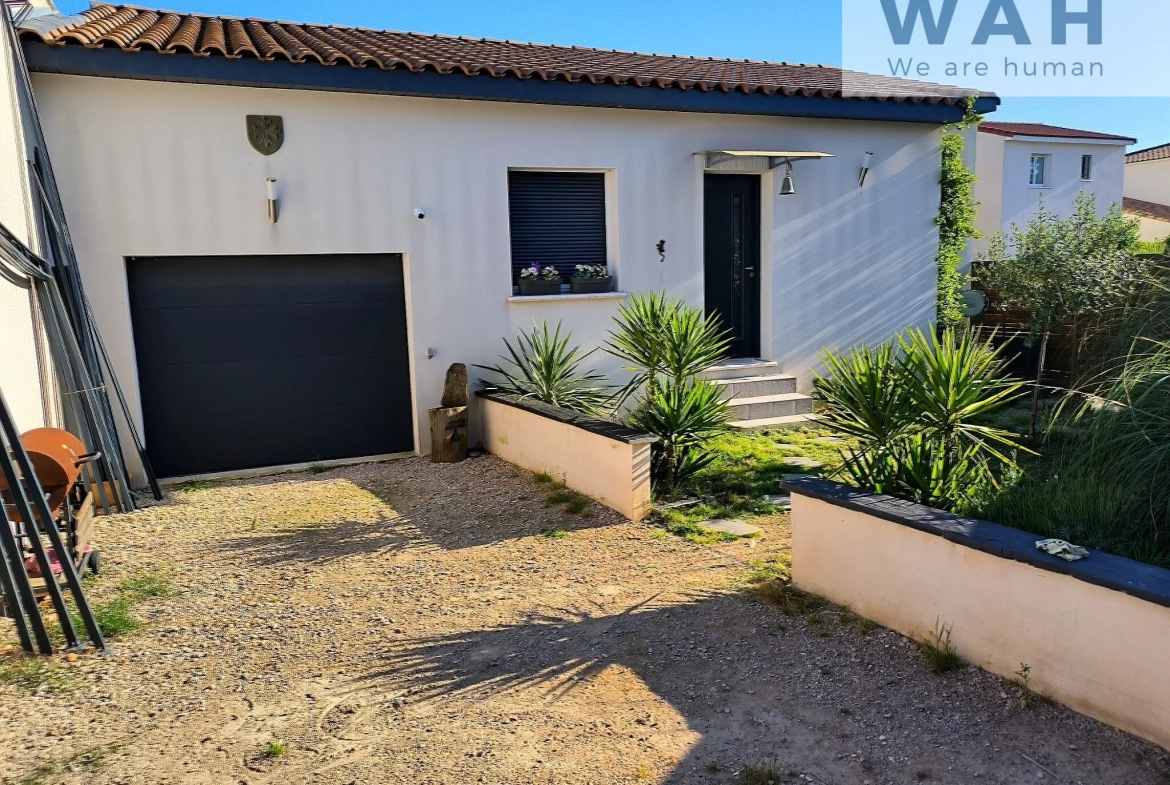 Villa moderne de plain-pied à vendre à Codognan (30920) avec jardin et garage 