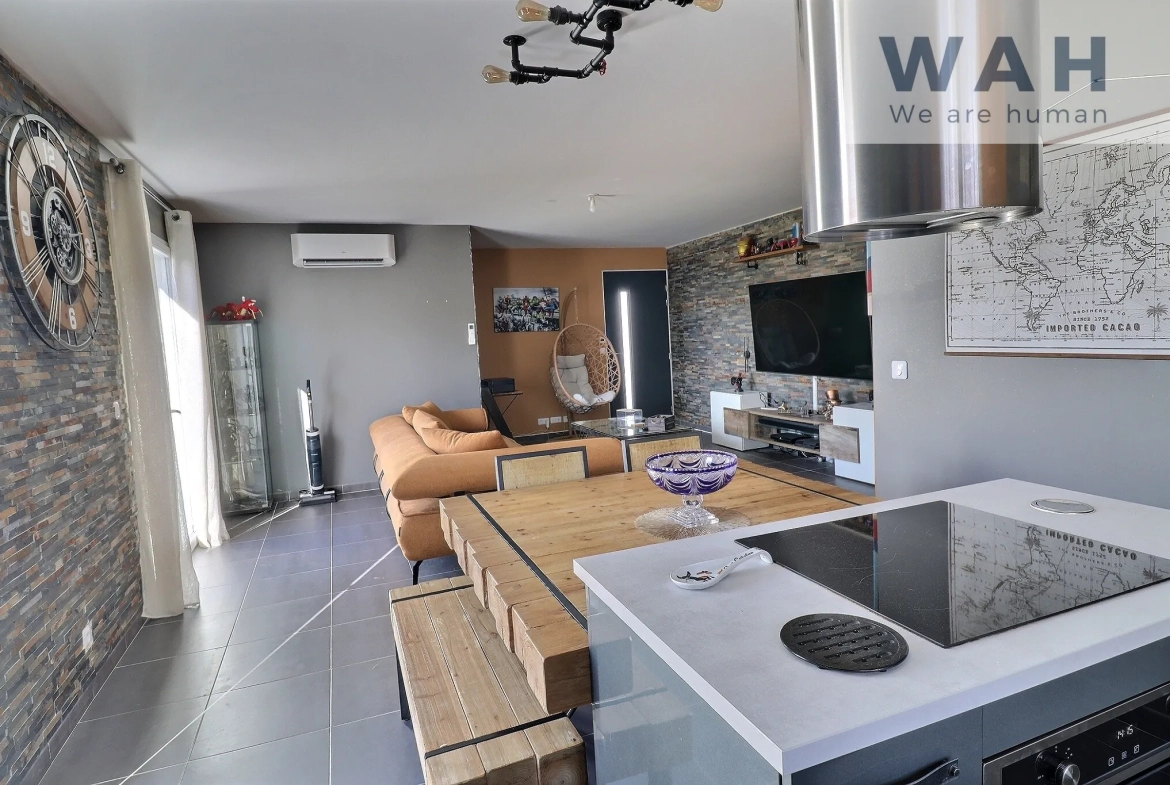Villa moderne de plain-pied à vendre à Codognan (30920) avec jardin et garage 