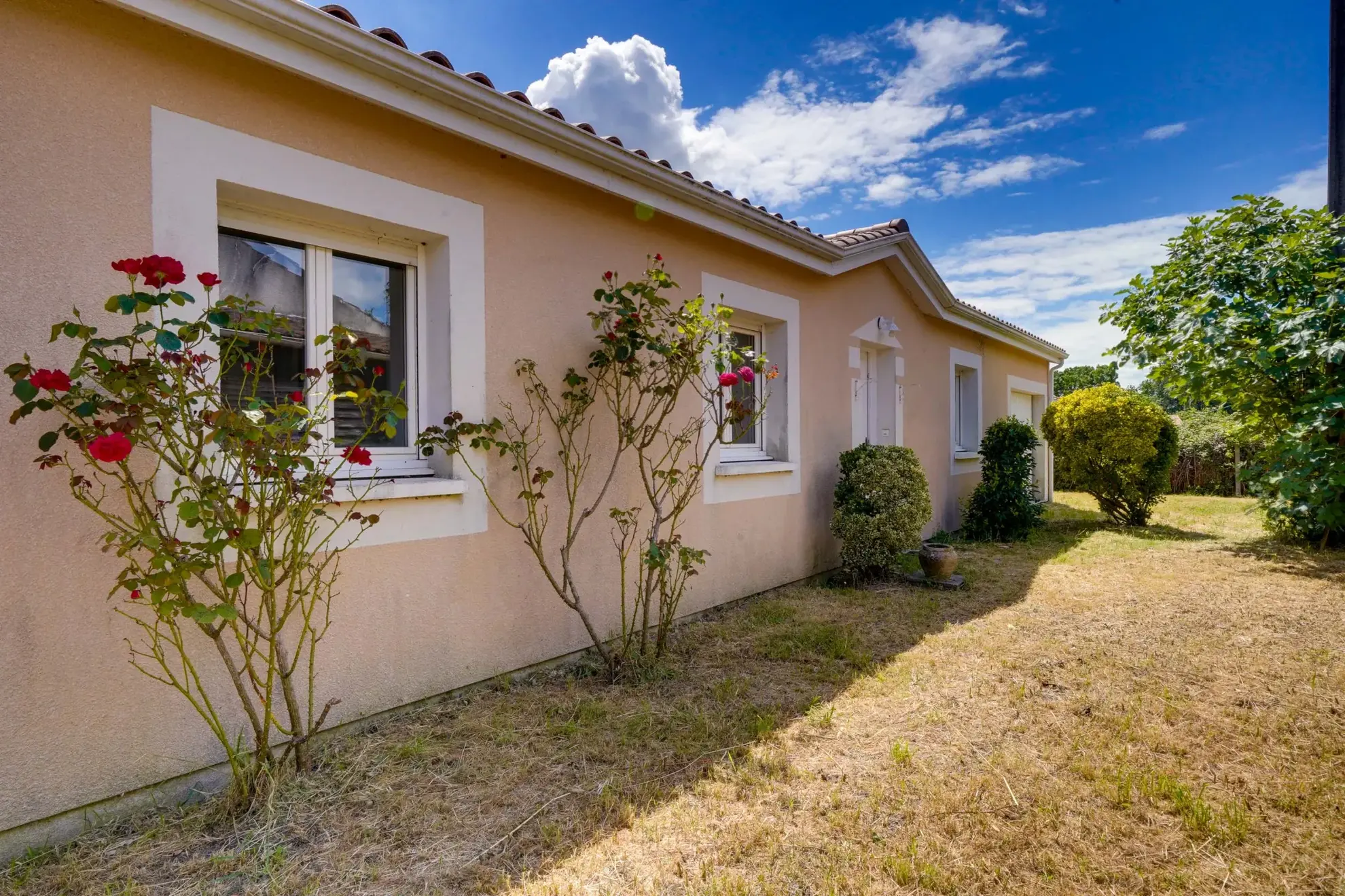 Maison 3 chambres avec garage et terrasse à Plassac à vendre 