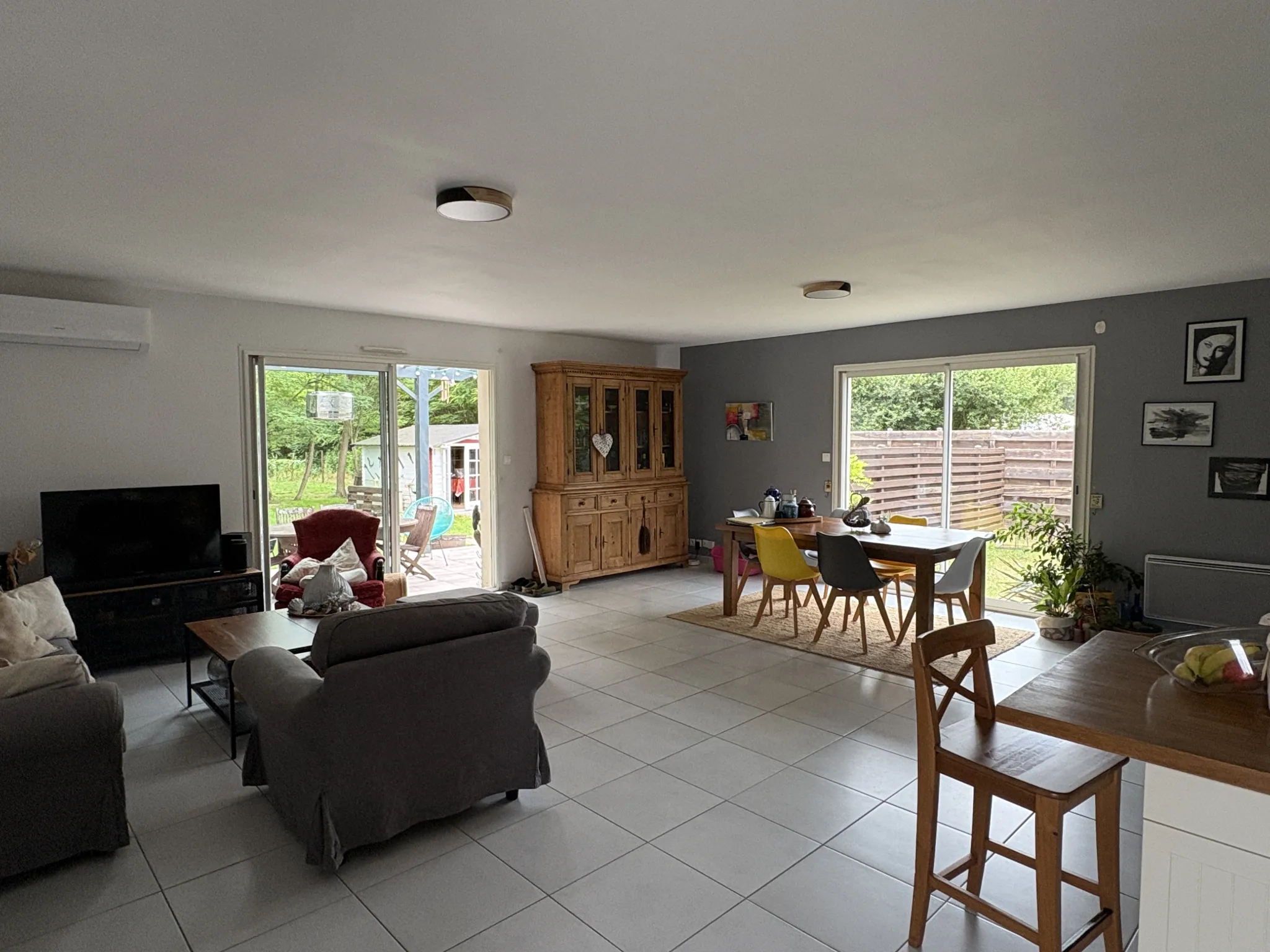 Maison 3 chambres à vendre à Sauternes, calme et lumineuse avec jardin et garage 