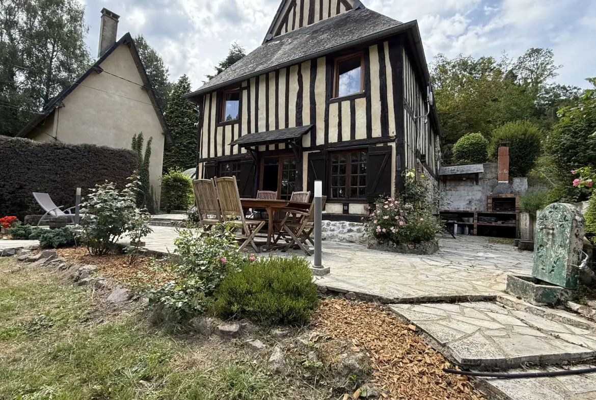 Charmante maison de caractère avec vue campagne à Guerquesalles 