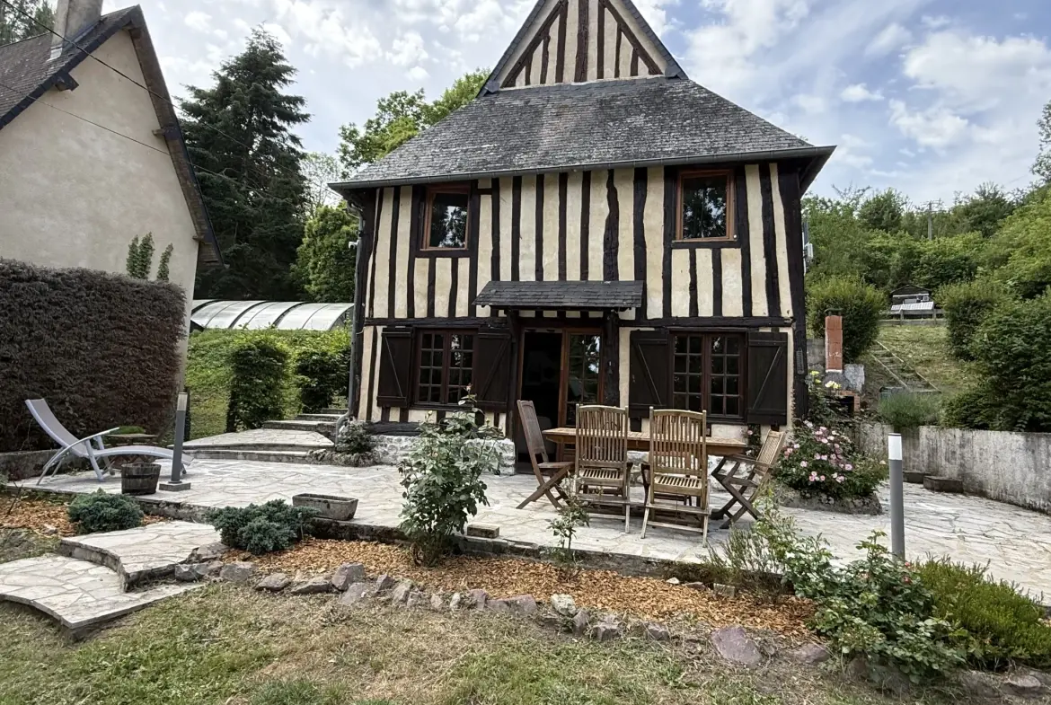 Charmante maison de caractère avec vue campagne à Guerquesalles 