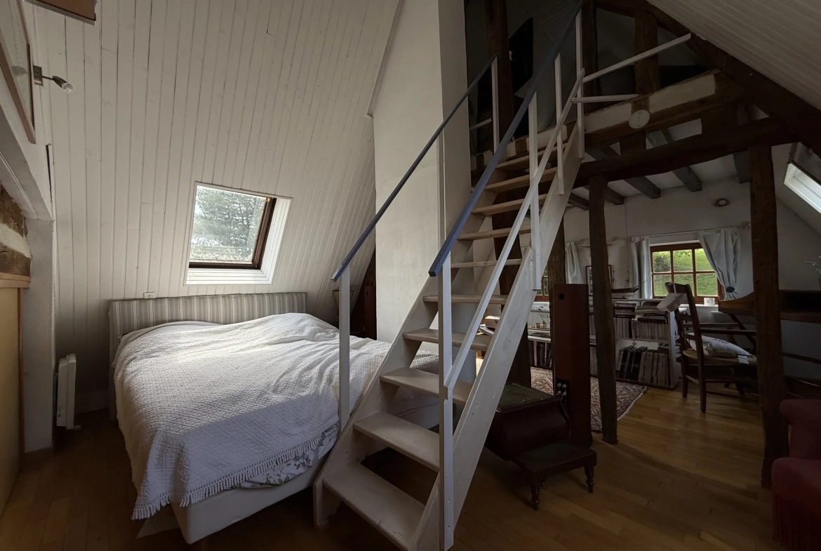 Charmante maison de caractère avec vue campagne à Guerquesalles 