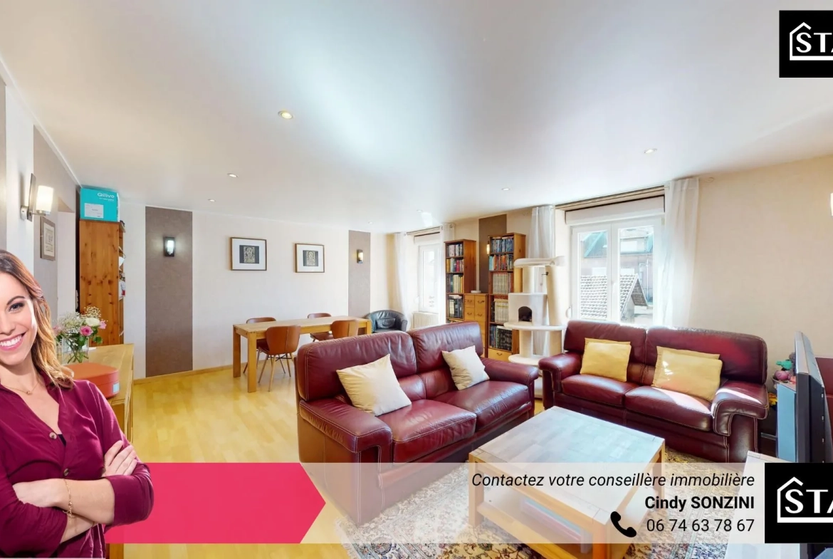 Bel appartement lumineux de 88 m² à Belfort 
