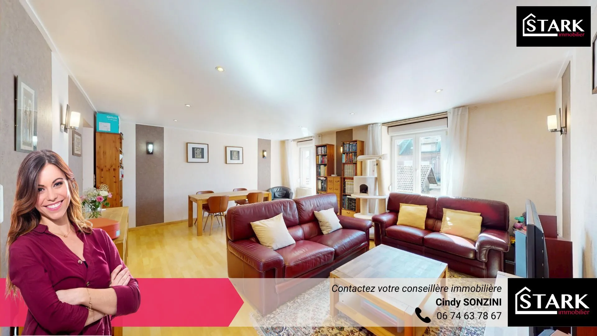 Bel appartement lumineux de 88 m² à Belfort 
