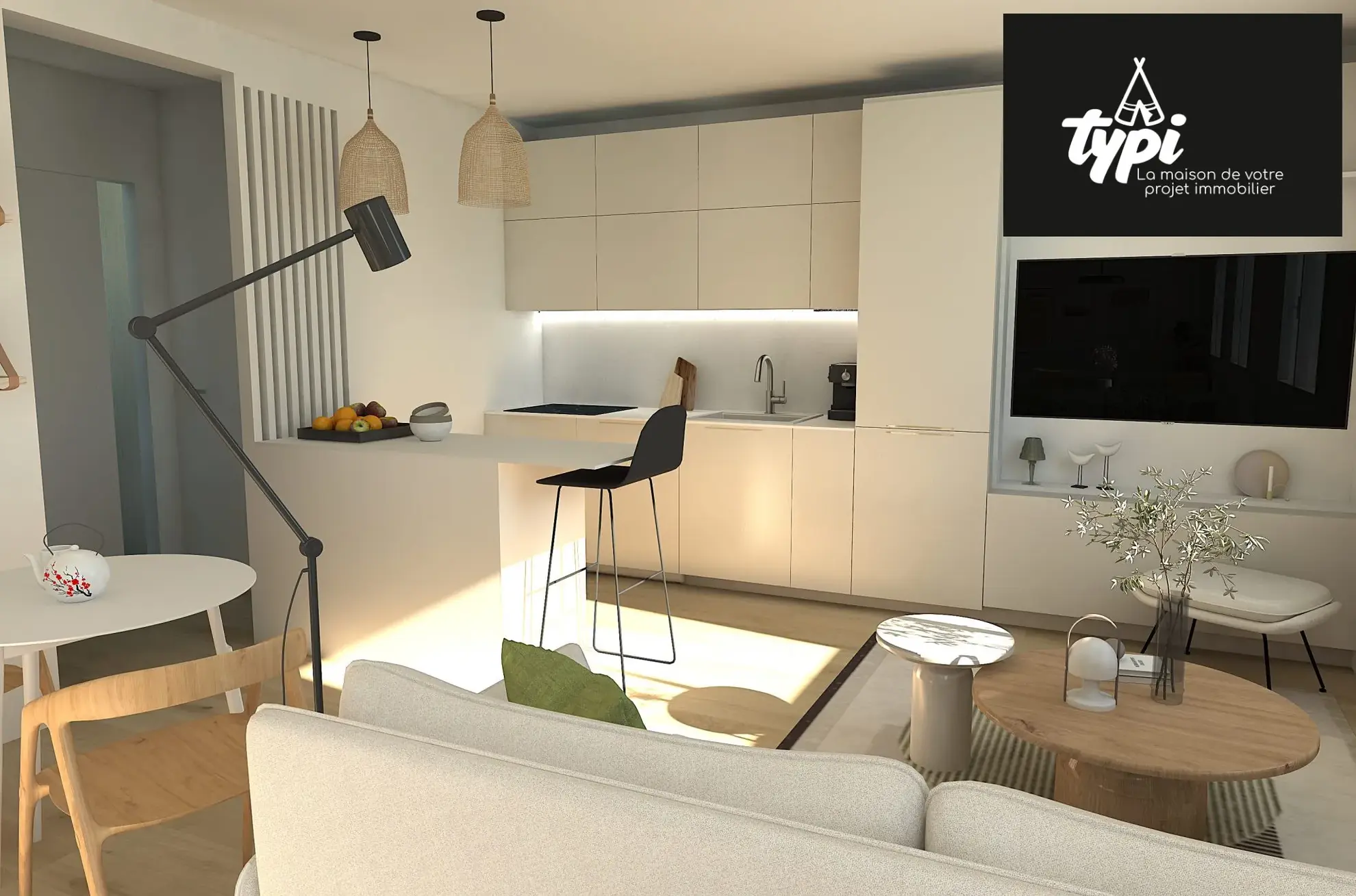 À vendre appartement T2 à Kervignac - Centre-ville, 26 m² lumineux 