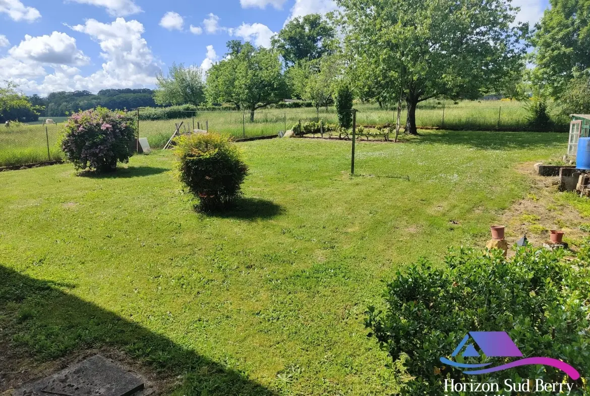 Jardin Charmante maison de 4 chambres avec studio et jardin clos à La Châtre 