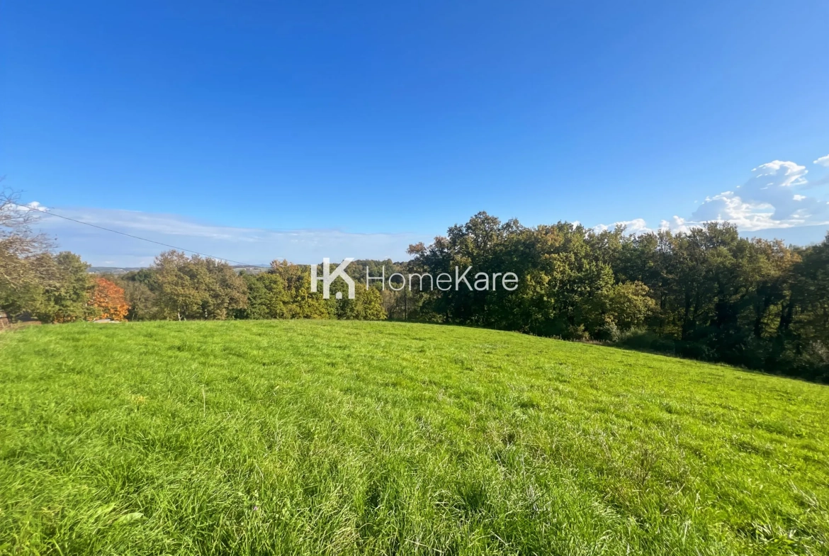 Terrain à vendre à Landorthe (31800) avec vue sur les Pyrénées 