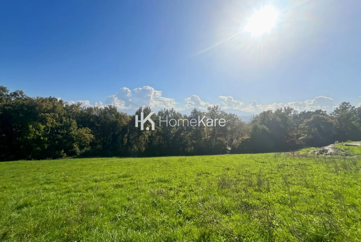 Terrain à vendre à Landorthe (31800) avec vue sur les Pyrénées 