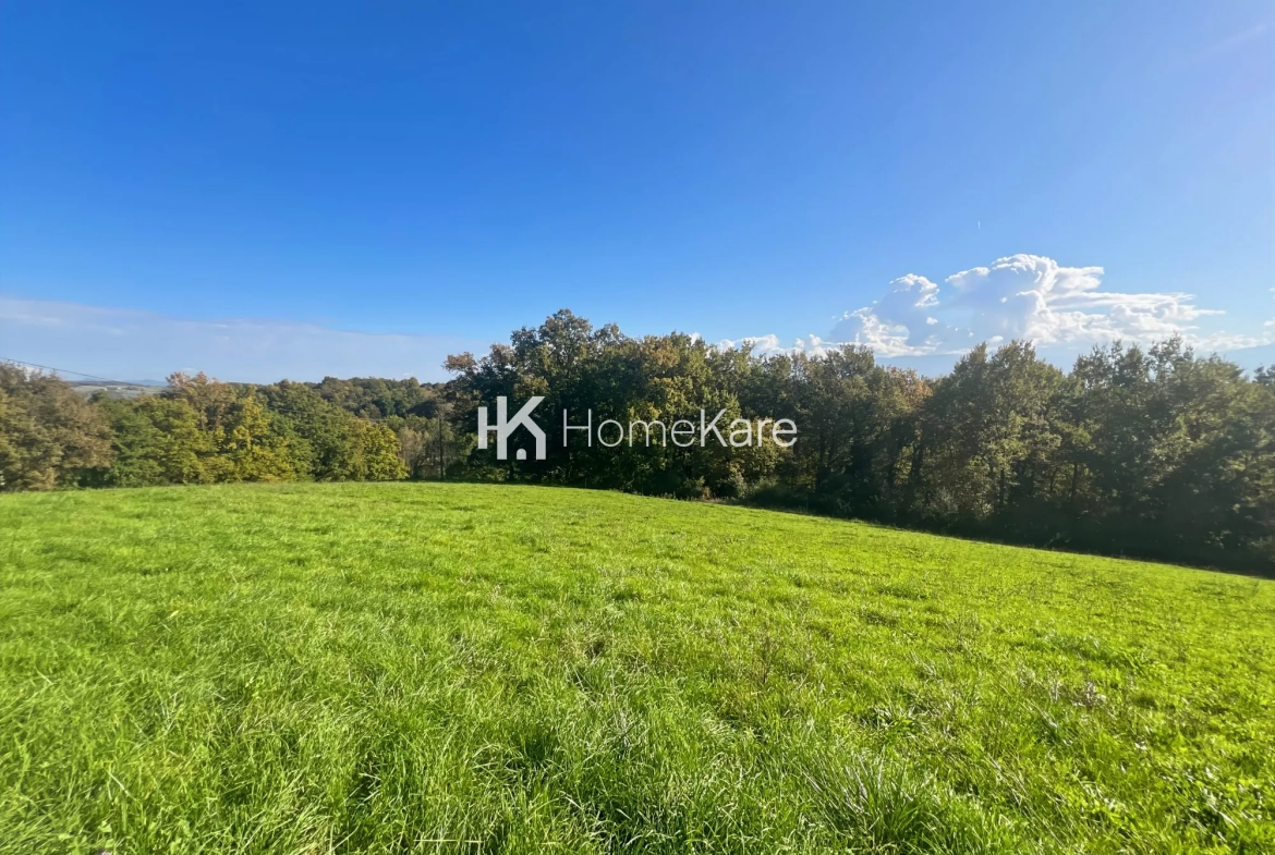 Terrain à vendre à Landorthe (31800) avec vue sur les Pyrénées 