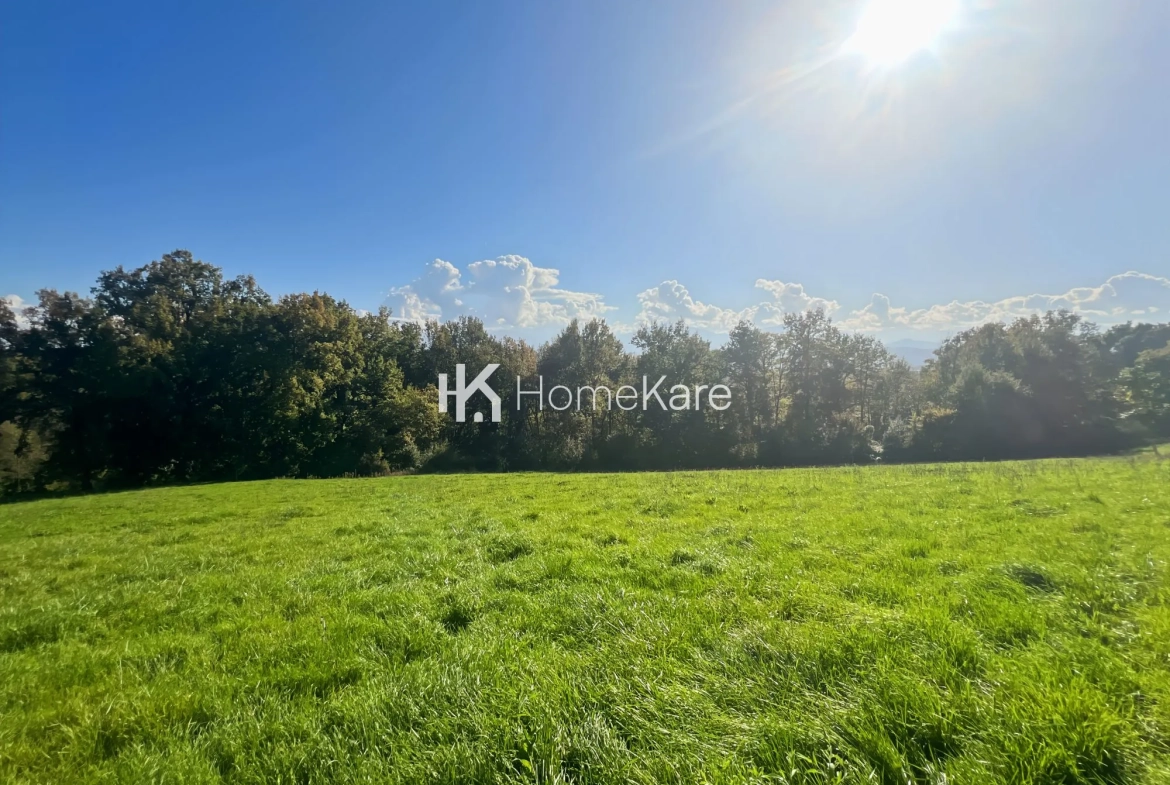 Terrain à vendre à Landorthe (31800) avec vue sur les Pyrénées 