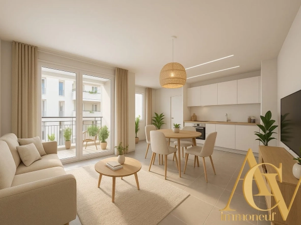 Appartement T2 lumineux à Toulon Est avec balcon et ascenseur – Idéal primo-accédants