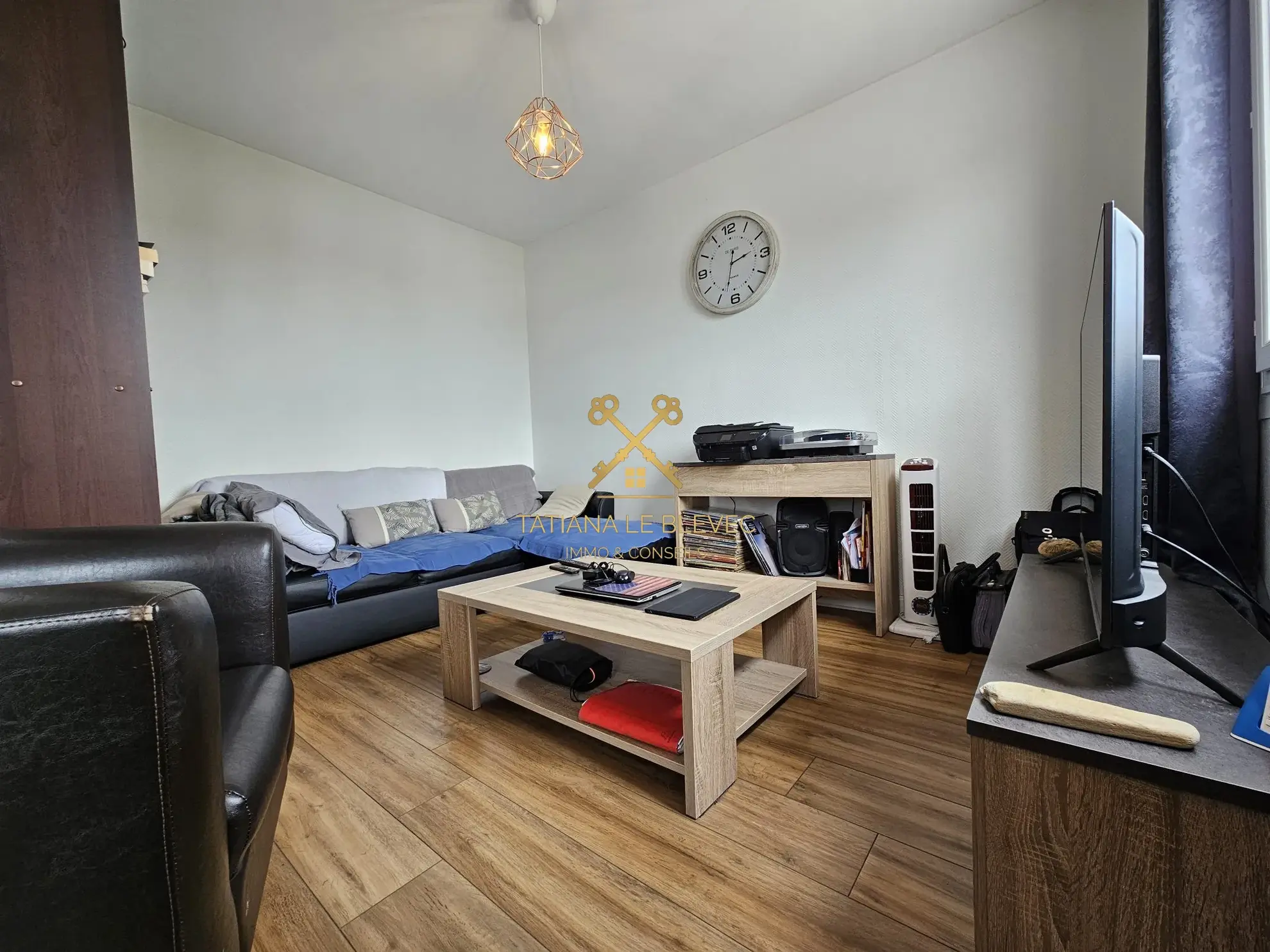 Appartement 3 pièces à Lorient avec vue dégagée et nombreux conforts 