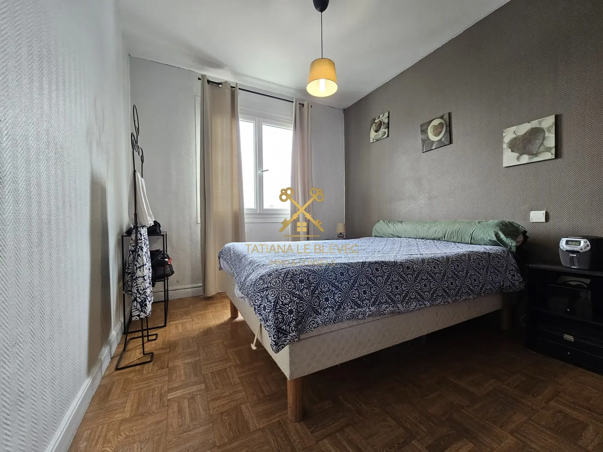 Appartement 3 pièces à Lorient avec vue dégagée et nombreux conforts 