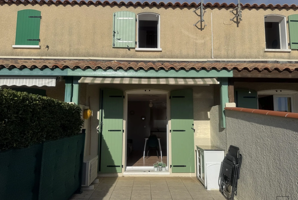 Pavillon 3 pièces avec terrasse et parking à Gruissan Grazel 