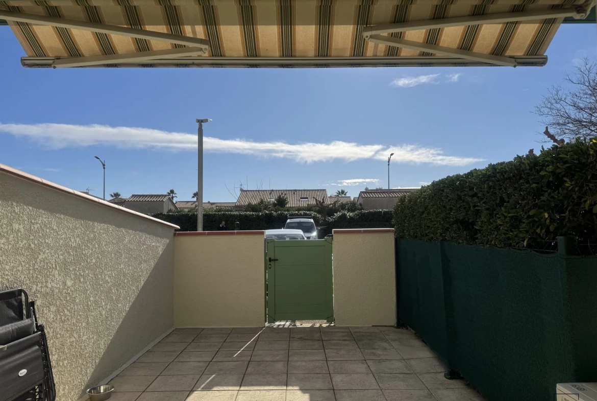 Pavillon 3 pièces avec terrasse et parking à Gruissan Grazel 